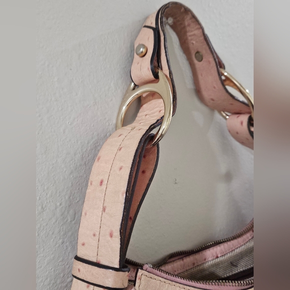 Dooney & Bourke Ostrich Bag (Pink) - Picture 12 of 16